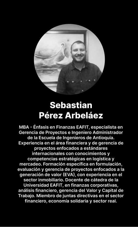 Docente Sebastián Pérez Arbelaez