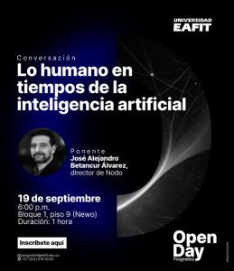 Charla Lo humano en tiempos de inteligencia artificial