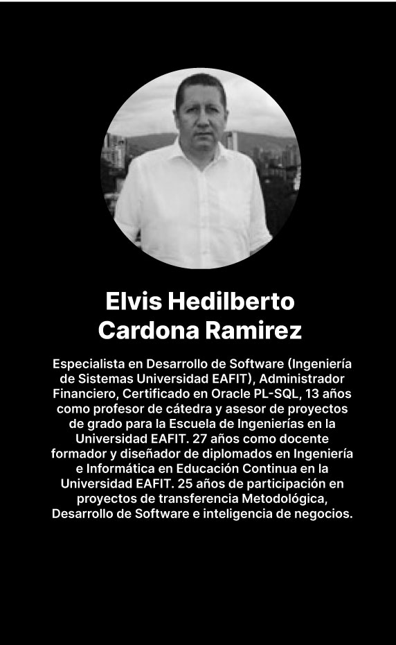 Docente Elvis Hedilberto cardona Ramirez