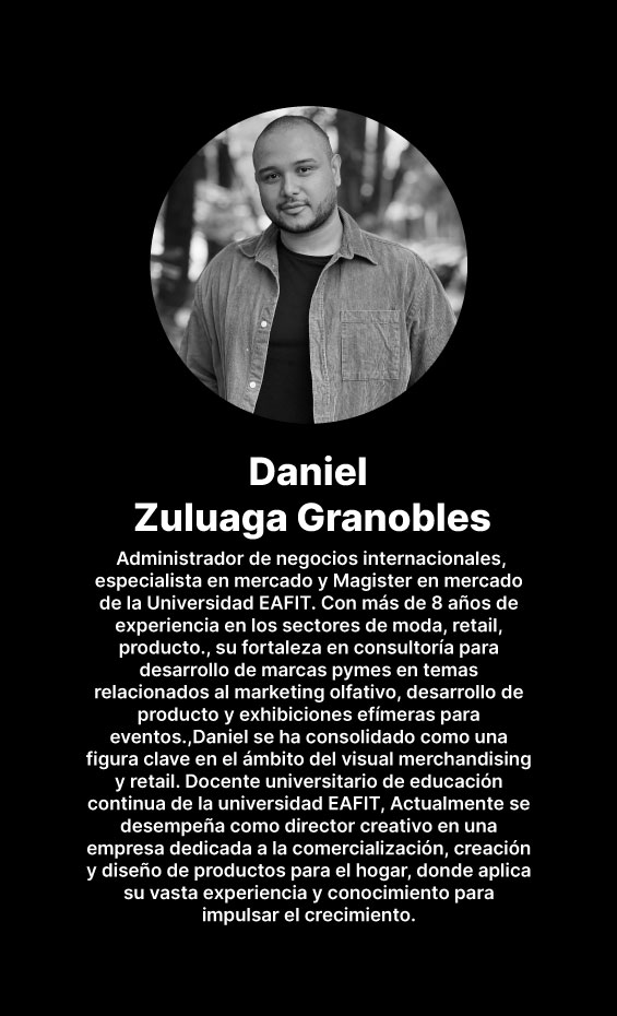 Docente Daniel Zuluaga Granobles