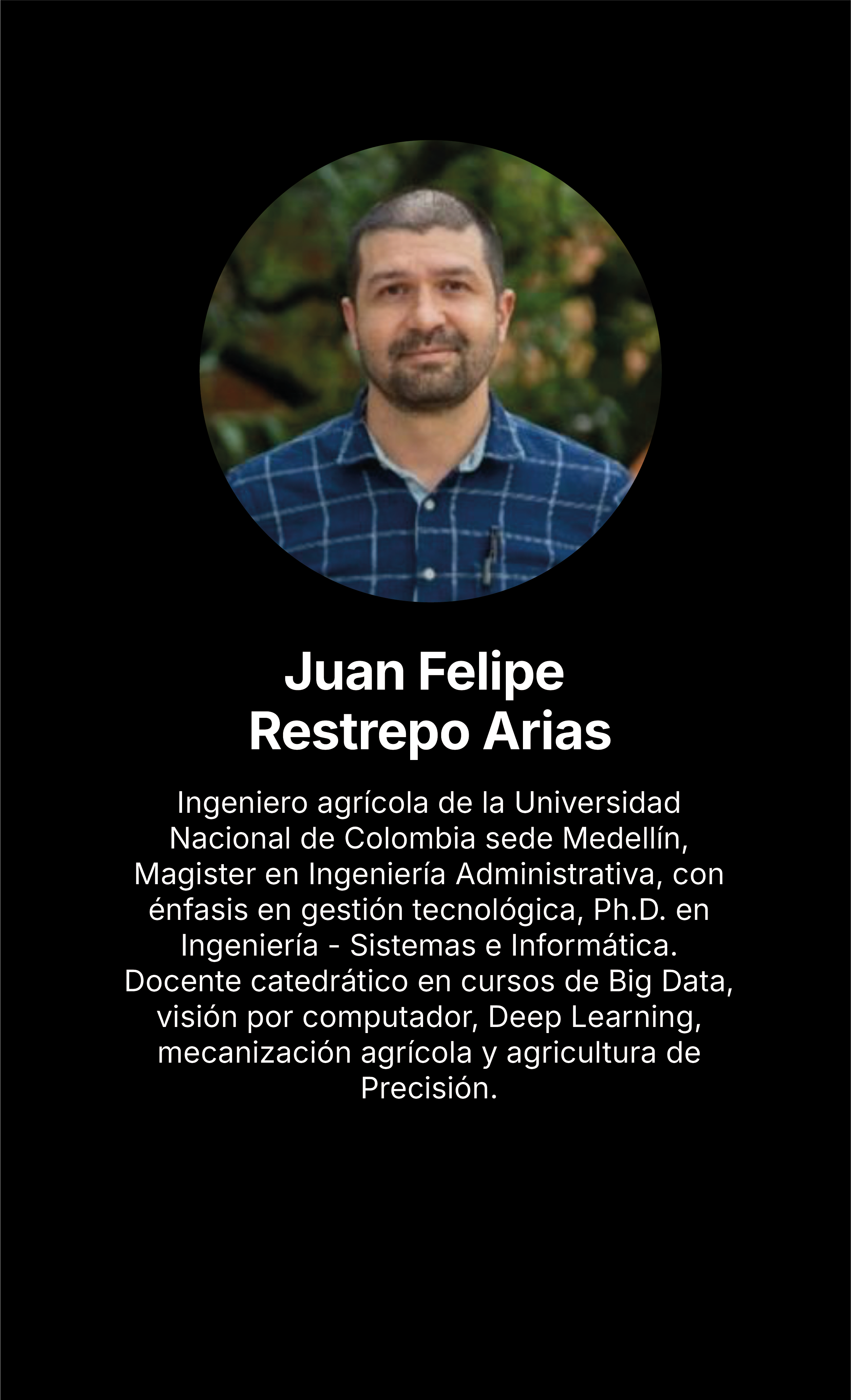 Docente Juan Felipe Restrepo
